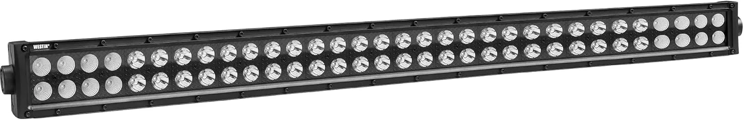 Westin 09-12212-60C B-Force Black Face 30 inch Double Row LED Light Bar with Combo Beam