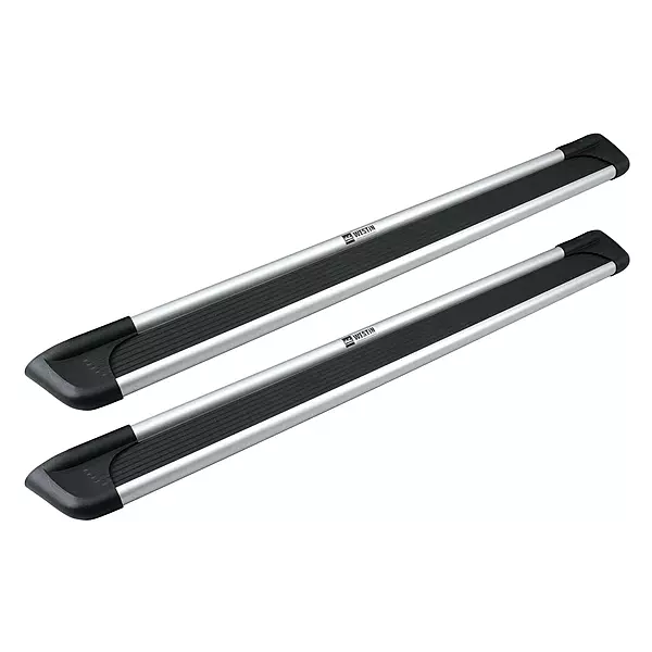 Westin 27-6630 Sure-Grip Running Boards Aluminum Polished Pair 79 in. (Required Mounting Kit Sold Separately)