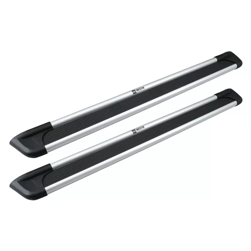 Westin 27-6630 Sure-Grip Running Boards Aluminum Polished Pair 79 in. (Required Mounting Kit Sold Separately)
