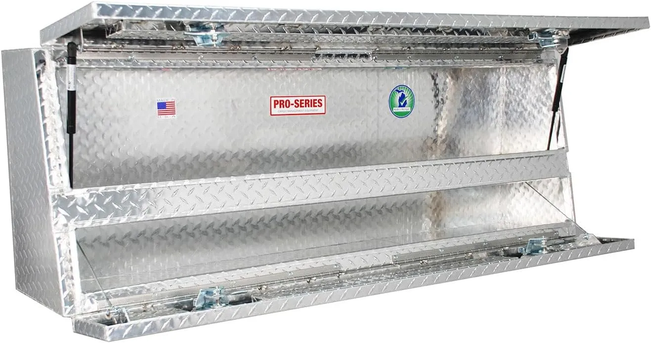 Westin Brute 80-TBS200-60 Pro Series 60" Contractor TopSider Polished Aluminum Tool Box with Doors