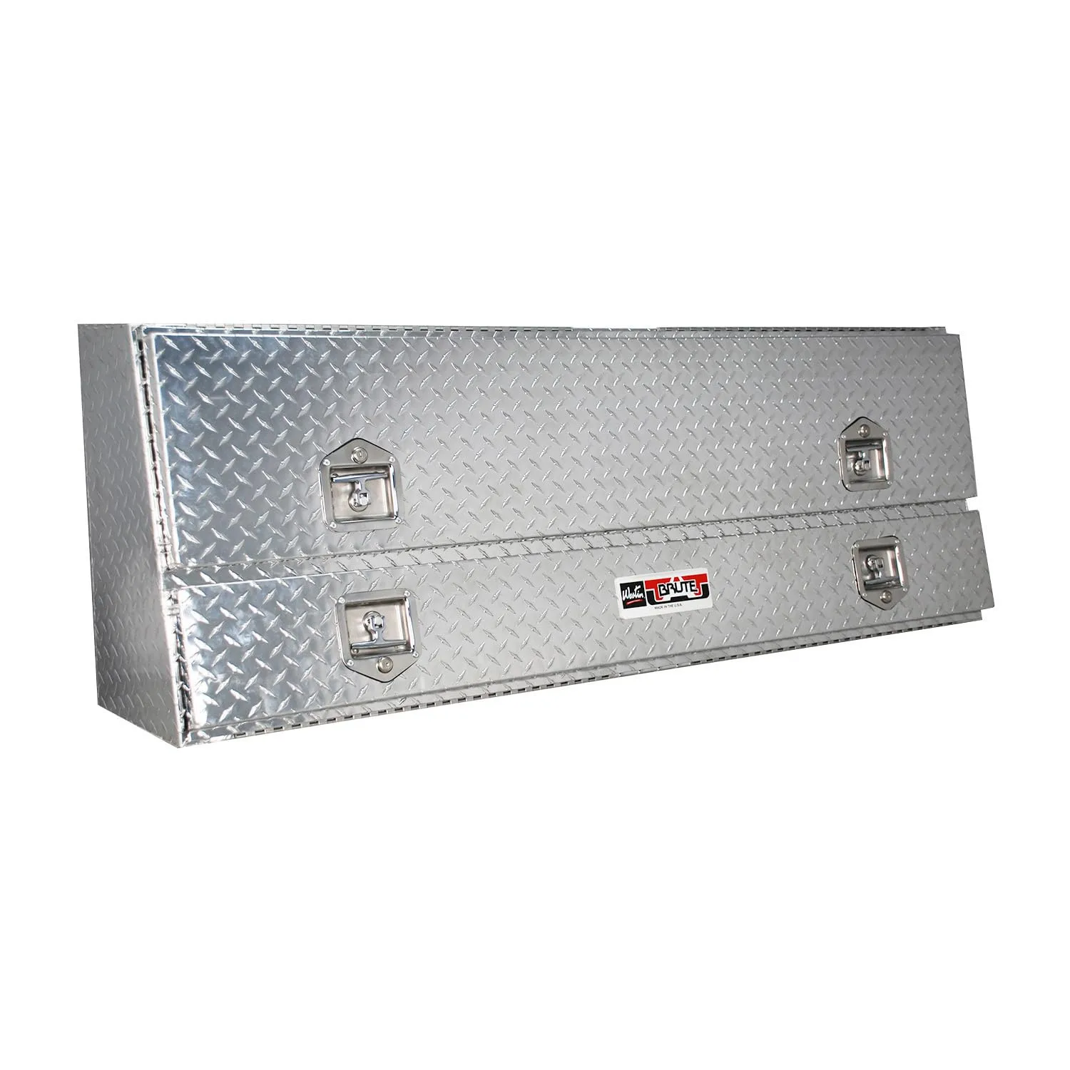 Brute 80-TBS200-72 Pro Series 72" Contractor TopSider Polished Aluminum Tool Box with Doors