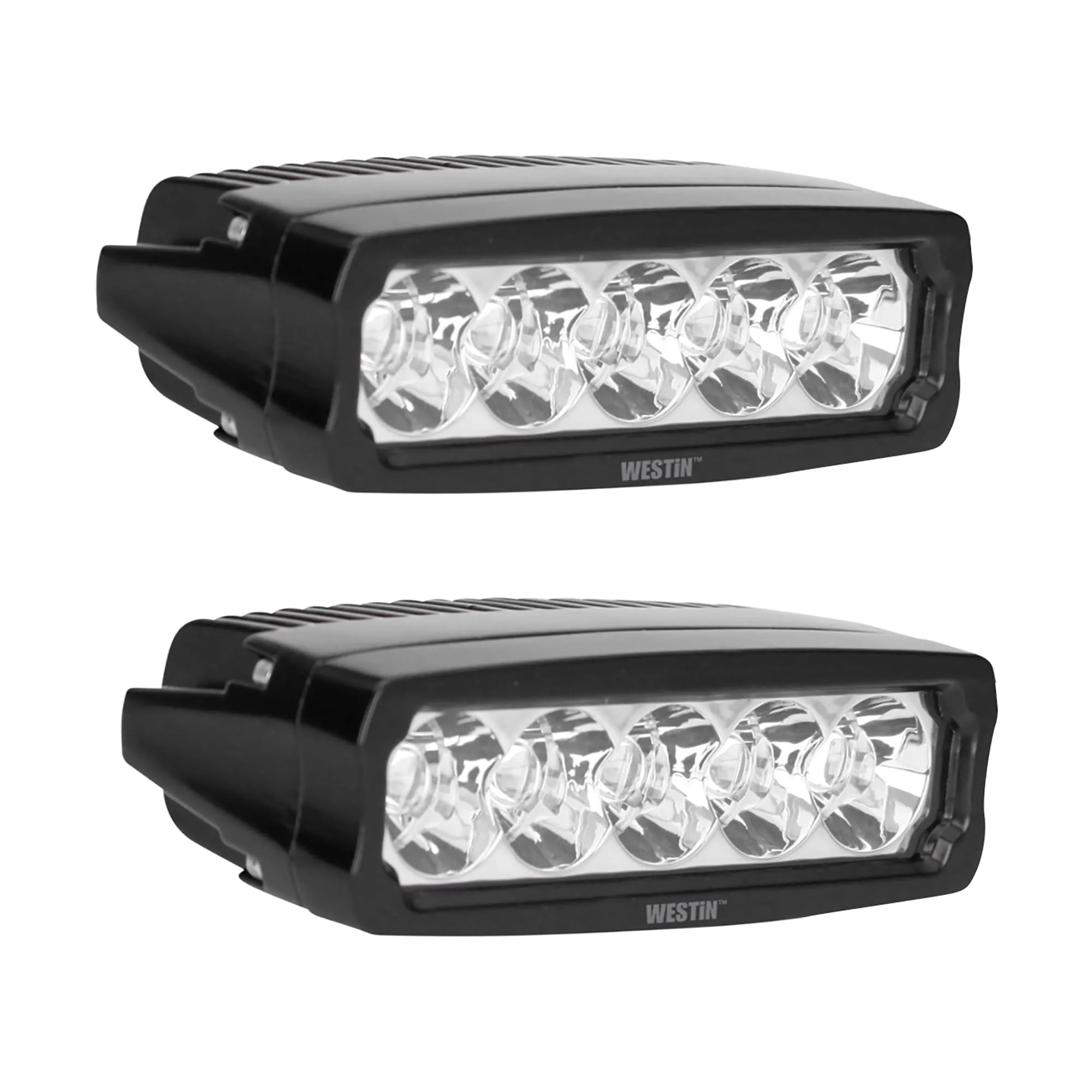 Westin 09-12232-PR Fusion5 Single Row LED Light Bar 5.5 in. Flex (Set of 2)