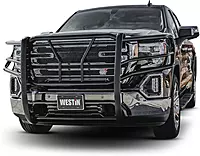 Westin 57-3965 HDX 1-Piece Grille Guard fits 2019-2021 Sierra 1500 1500 2023-2024 2022 Sierra 1500 Limited (Exc 2019 Limited) (Exc Diesel)