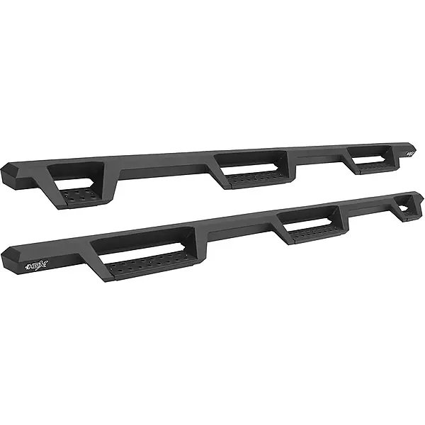 Westin 56-534025 HDX Drop Wheel to Wheel Nerf Bars fits 2017-2022 F250 F350 Crew Cab 6'75" Bed Textured Black Pair