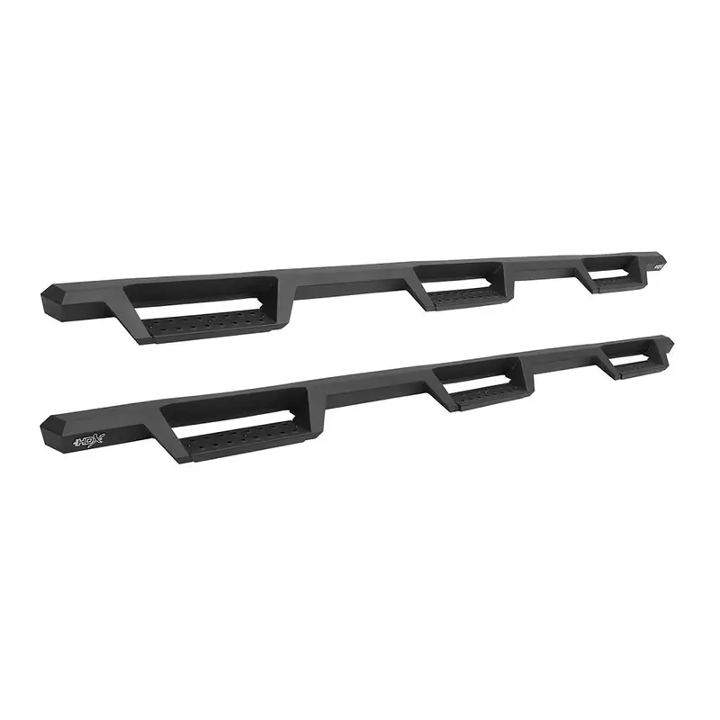 Westin 56-534335 HDX Drop Wheel to Wheel Nerf Bars fits 2010-2018 Ram 2500 3500 Crew Cab 8' Bed (Exc Dually) Textured Black Pair