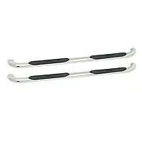 Westin 21-4130 Platinum 4 Nerf Bars for 2019-2025 Silverado/Sierra 1500 Crew Cab - Stainless Steel Pair
