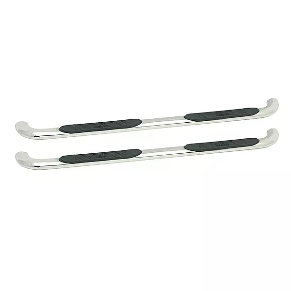 Westin 21-4130 Platinum 4 Nerf Bars for 2019-2025 Silverado/Sierra 1500 Crew Cab - Stainless Steel Pair