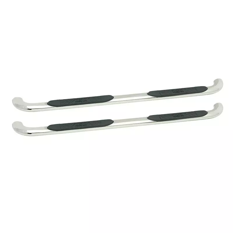 Westin 21-4130 Platinum 4 Nerf Bars for 2019-2025 Silverado/Sierra 1500 Crew Cab - Stainless Steel Pair