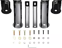 Westin 21-4130 Platinum 4 Nerf Bars for 2019-2025 Silverado/Sierra 1500 Crew Cab - Stainless Steel Pair