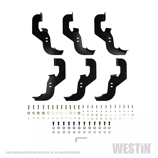 Westin 21-24130 PRO TRAXX 4 Oval Nerf Bars fits 2019-2025 Silverado Sierra 1500 2020-2025 Silverado Sierra 2500 3500 Crew Cab (Exc 2019 Silverado LD/Sierra 1500 Limited) Polished Pair