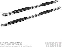 Westin 21-24130 PRO TRAXX 4 Oval Nerf Bars fits 2019-2025 Silverado Sierra 1500 2020-2025 Silverado Sierra 2500 3500 Crew Cab (Exc 2019 Silverado LD/Sierra 1500 Limited) Polished Pair