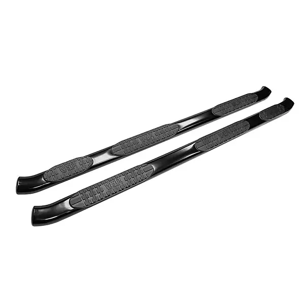 Westin 21-534655 PRO TRAXX 5 Oval Wheel to Wheel Nerf Bars fits 2017-2022 F250 F350 Crew Cab 8' Bed Black Pair