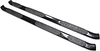 Westin 21-534655 PRO TRAXX 5 Oval Wheel to Wheel Nerf Bars fits 2017-2022 F250 F350 Crew Cab 8' Bed Black Pair