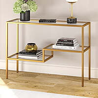 Stockton Golden Metal Frame Console Table Stockton Golden Metal Frame Console Table