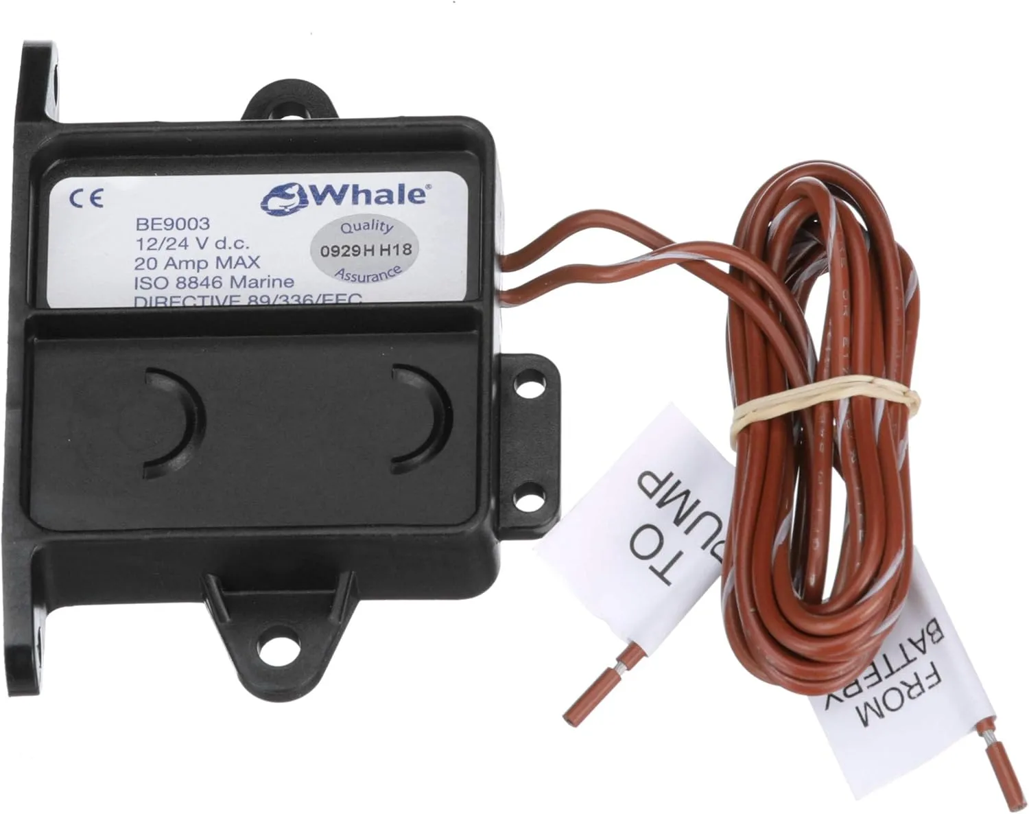 BE9003 Electric Field Sensor Switch, 12V or 24V, Suitable for Up to 20 Amps,Black