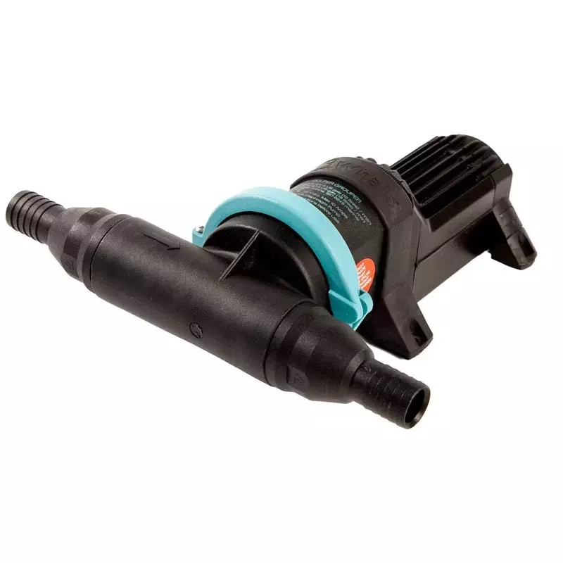 Whale BP4574 Gulper® Grouper Pump, Fishbox Discharge Pump, 24V DC, 5.8 GPM Flow Rate, 1-Inch or 1 ½-Inch Hose Connections