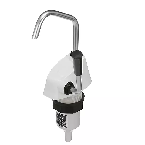 GP0418 Flipper Pump Mk 4 Hand-Operated Galley Water Pump, 1/2-Inch Flexible Hose Connection, 1.85 GPM Max Flow Rate