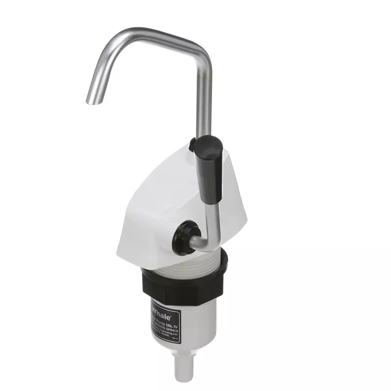 GP0418 Flipper Pump Mk 4 Hand-Operated Galley Water Pump, 1/2-Inch Flexible Hose Connection, 1.85 GPM Max Flow Rate