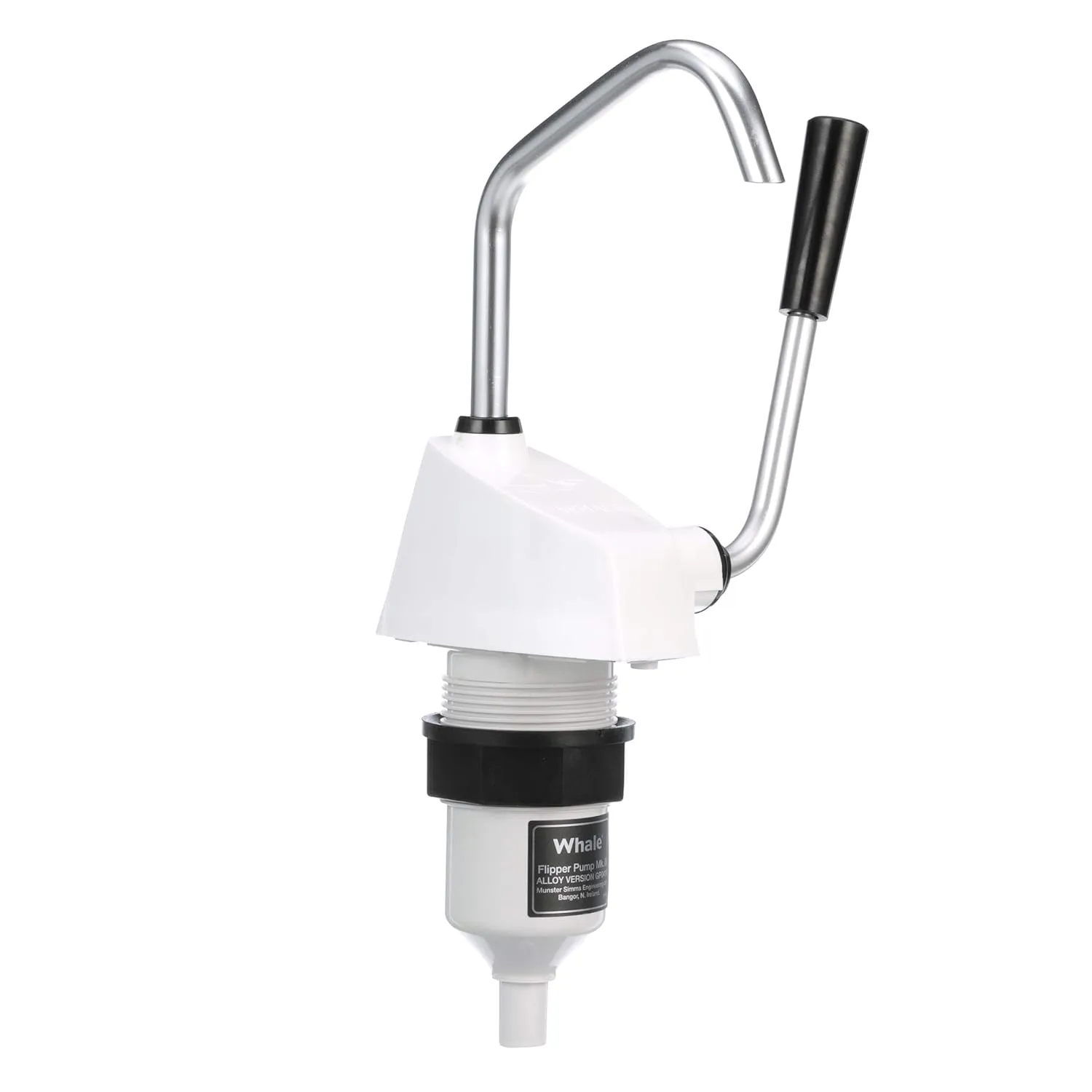 GP0418 Flipper Pump Mk 4 Hand-Operated Galley Water Pump, 1/2-Inch Flexible Hose Connection, 1.85 GPM Max Flow Rate