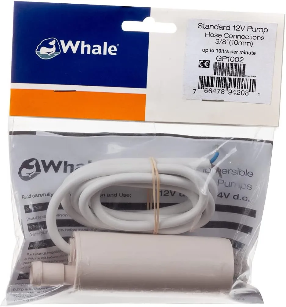 Whale GP1002 Standard Submersible Freshwater Galley Pump - 12V DC