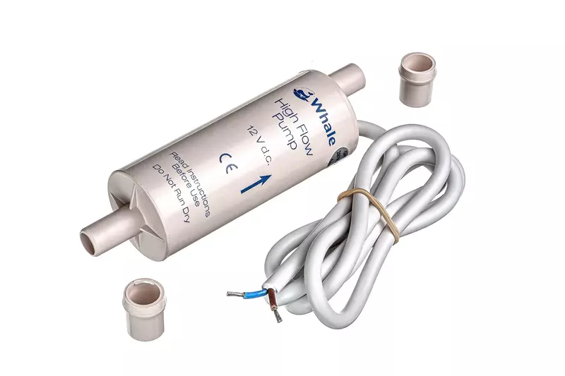 Whale Inline Booster High Flow Electric Galley Pump - 12V