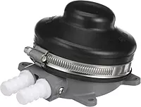 GP4618 Babyfoot Manual Freshwater Galley Pump, Connects to ½-Inch Flexible Hose, 2.2 GPM Max Flow Rate Black