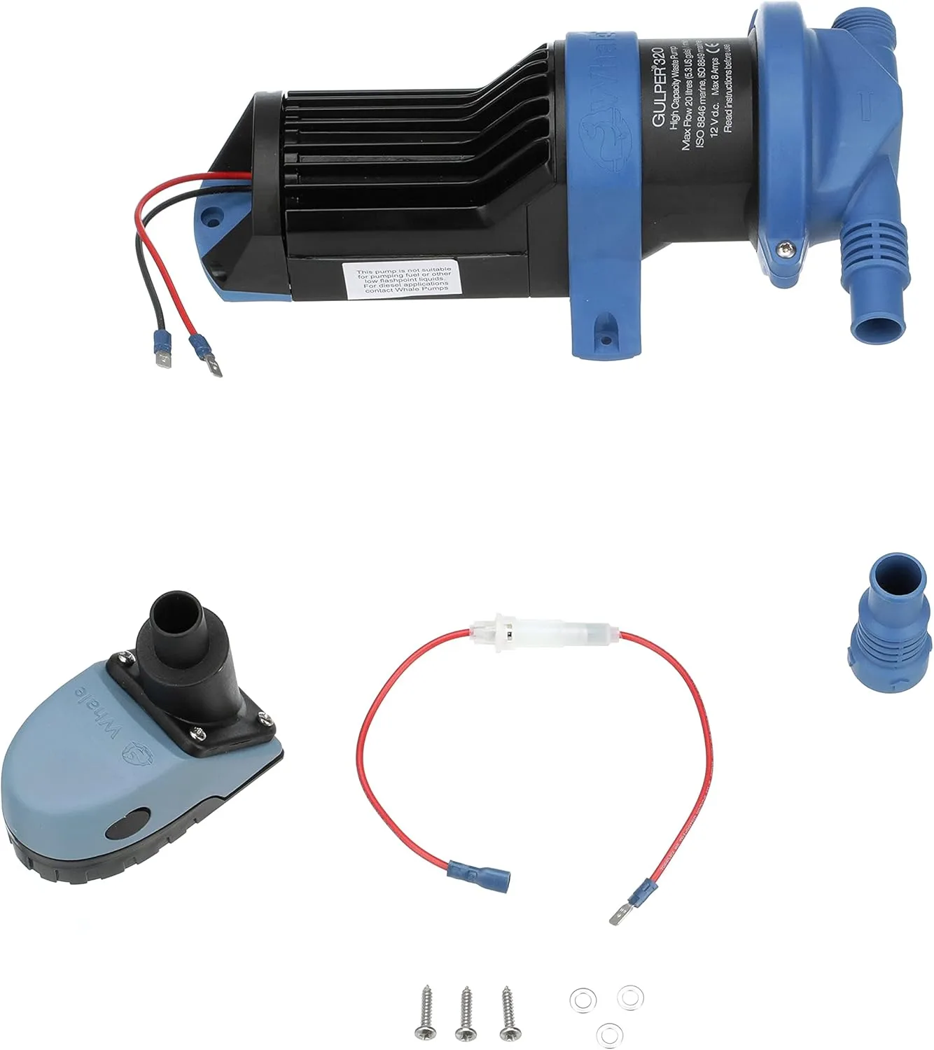WHALE Gulper 320 High Capacity Waste/Bilge Pump