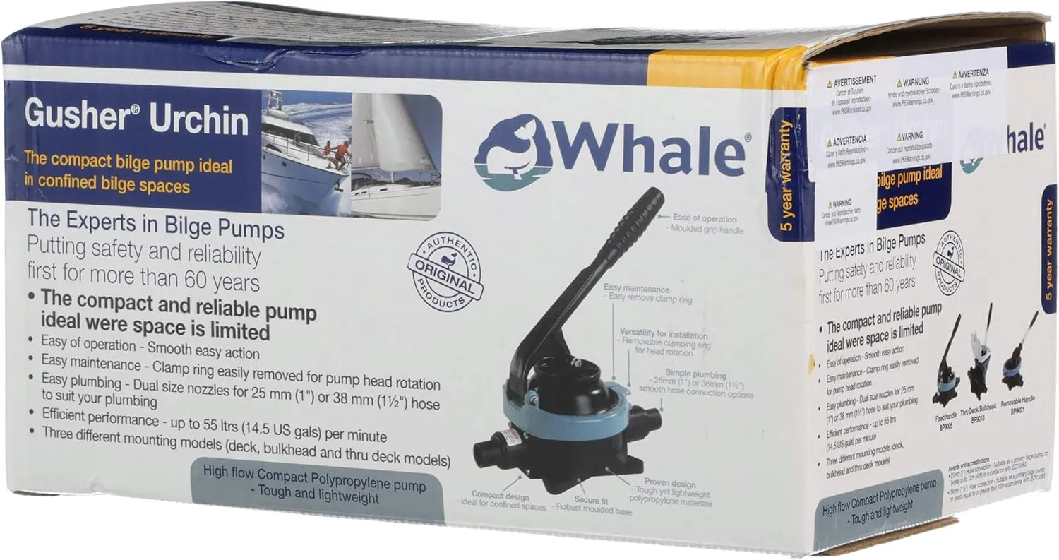 WHALE Gusher Urchin Manual Bilge Pump