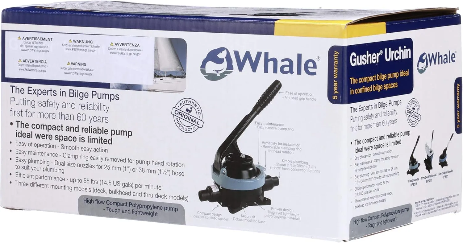 WHALE Gusher Urchin Manual Bilge Pump
