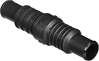 Whale LV1219 Non-Return Inline Valve, for Use with ¾-Inch and 1-Inch Diameter Pipes, Nitrile Construction, Black One Size