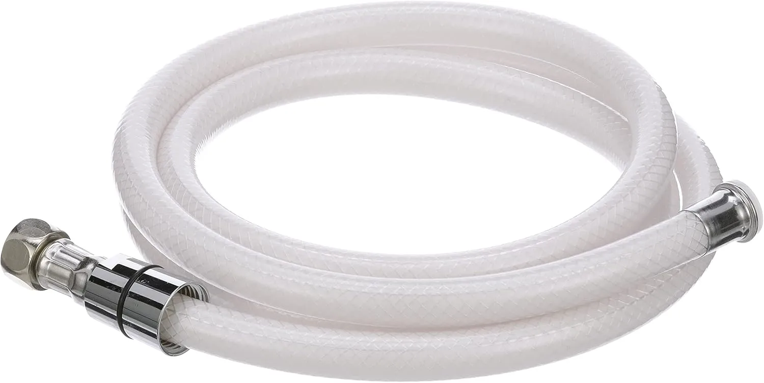 RT2498 Elegance Combination Faucet/Shower, Pull-Out Handheld Mixer Unit, Hot and Cold Water, 5.5-Foot Hose, White ABS
