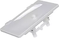 RT2658 Swim ‘n’ Rinse Transom Shower, Hot and Cold Water, Lockable Hinged Cover, White ABS Housing, 7-Foot Hose