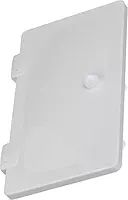 RT2658 Swim ‘n’ Rinse Transom Shower, Hot and Cold Water, Lockable Hinged Cover, White ABS Housing, 7-Foot Hose