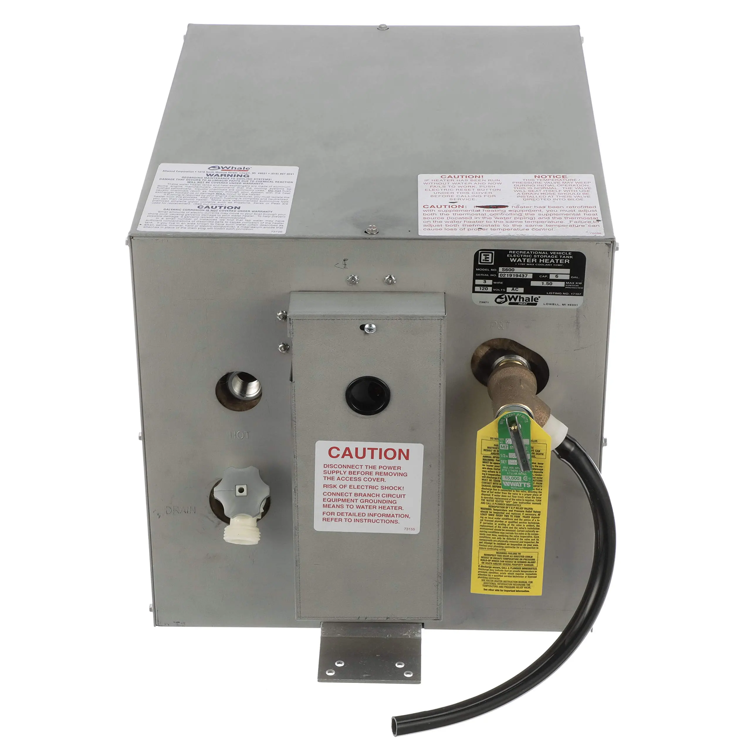 WHALE Seaward Marine & RV Hot Water Heaters