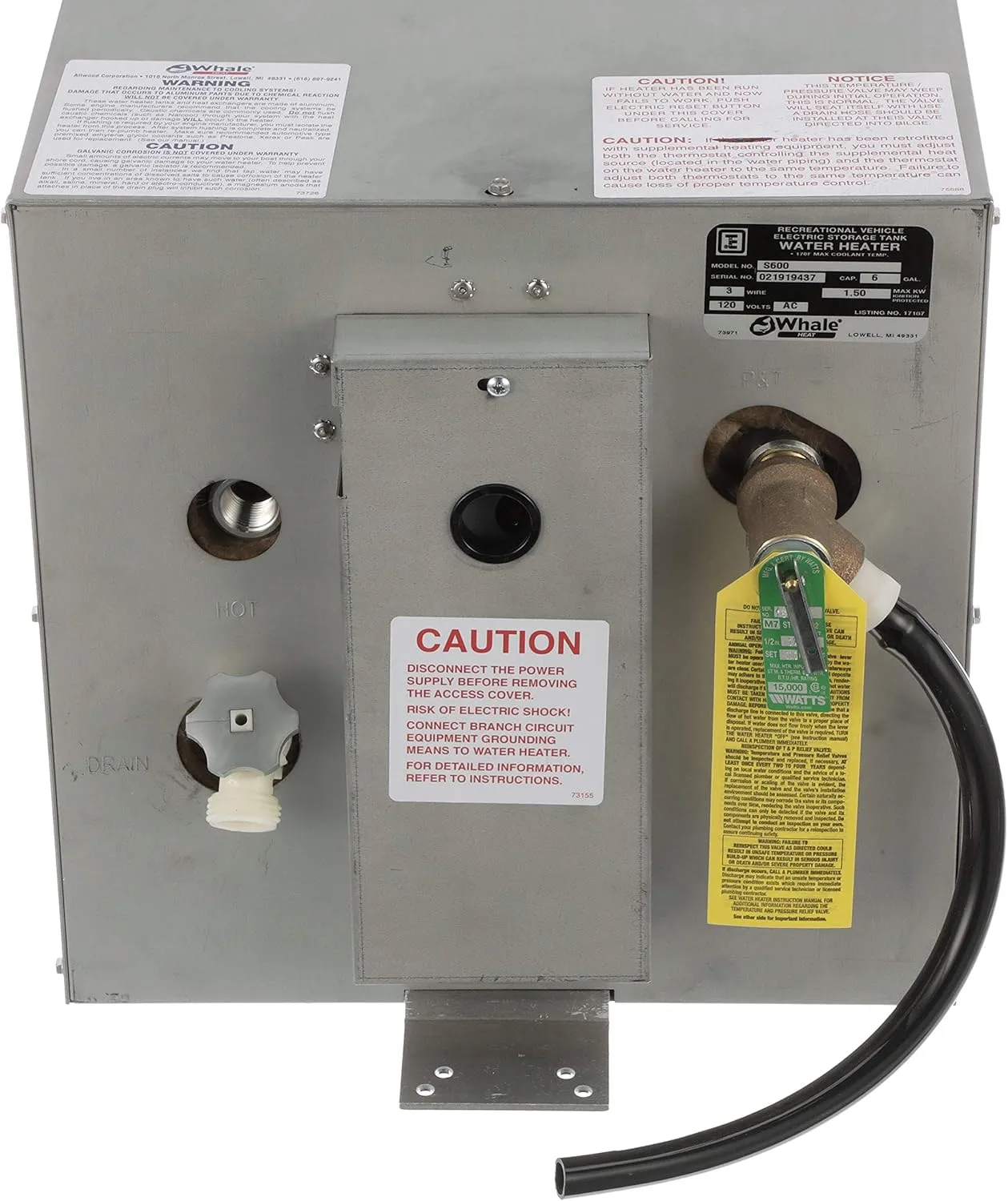 WHALE Seaward Marine & RV Hot Water Heaters