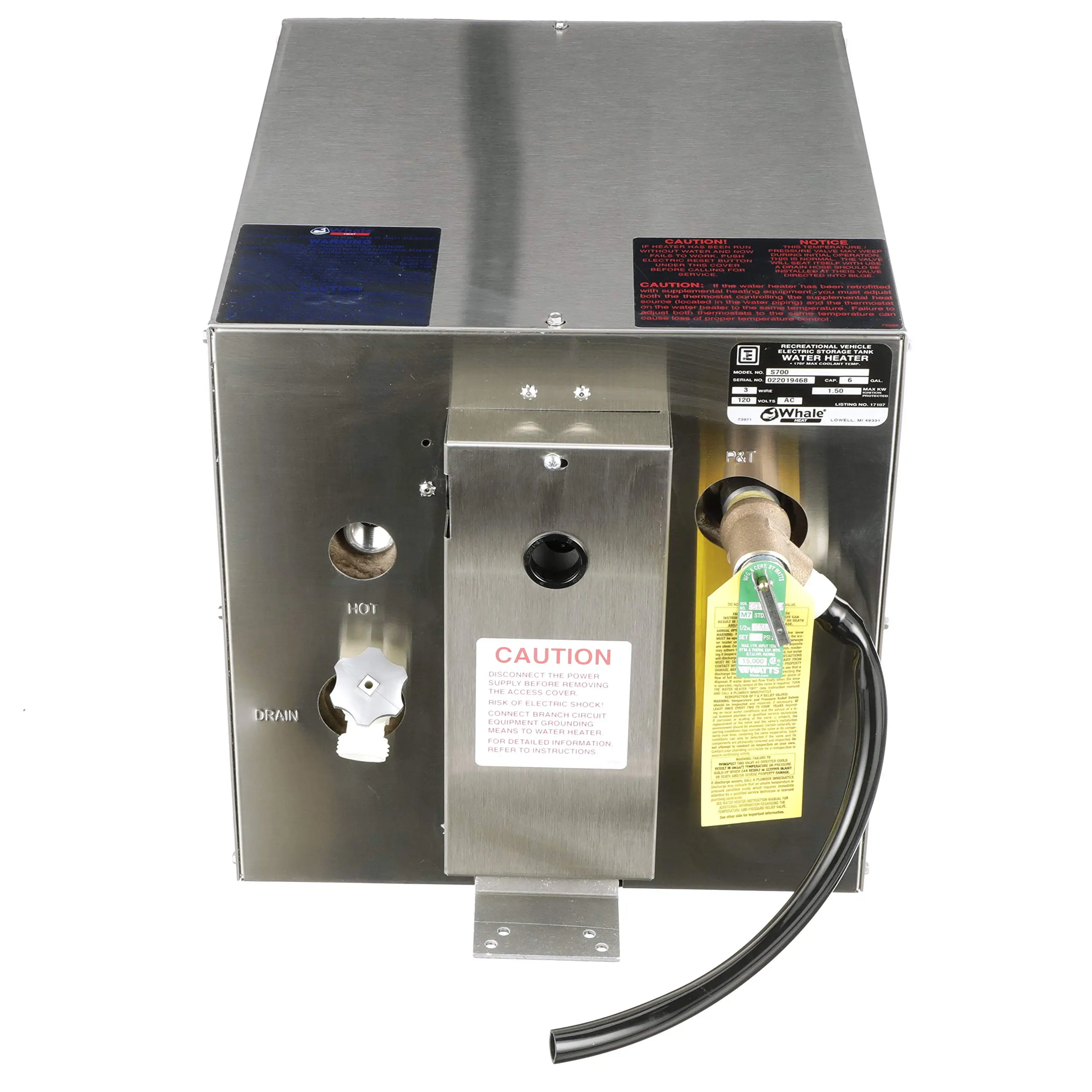 WHALE Seaward Marine & RV Hot Water Heaters