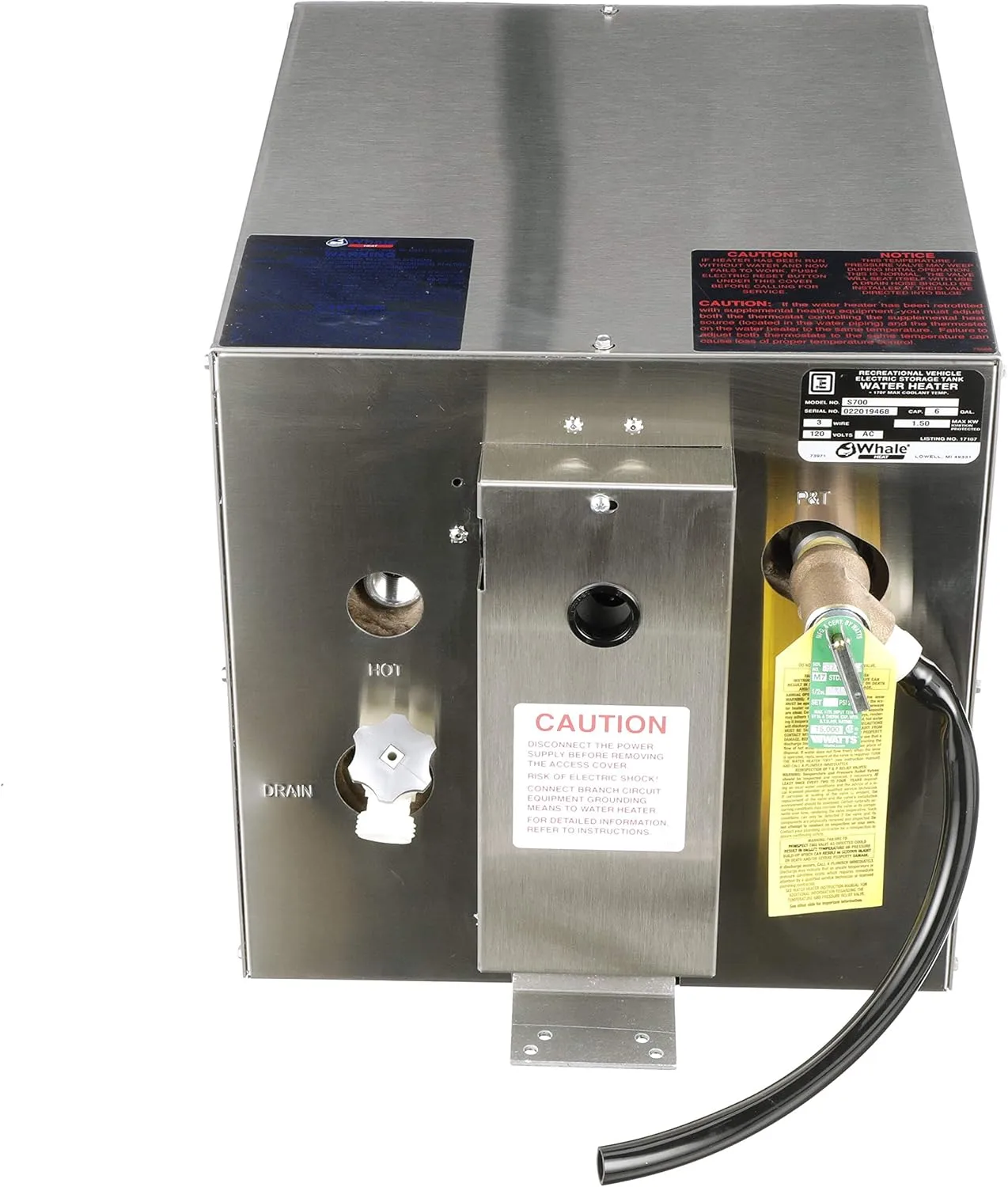 WHALE Seaward Marine & RV Hot Water Heaters