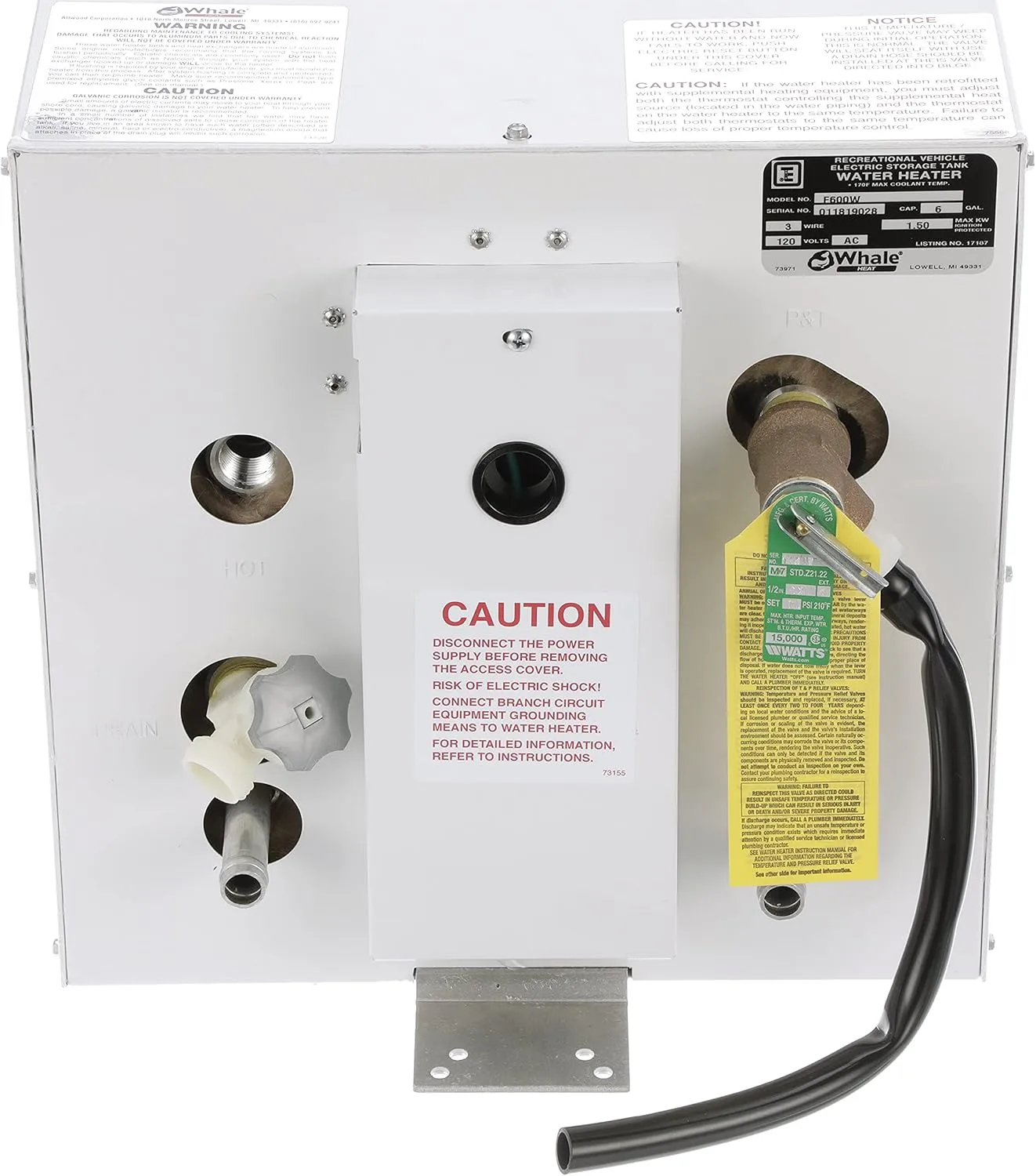 WHALE Seaward Marine & RV Hot Water Heaters
