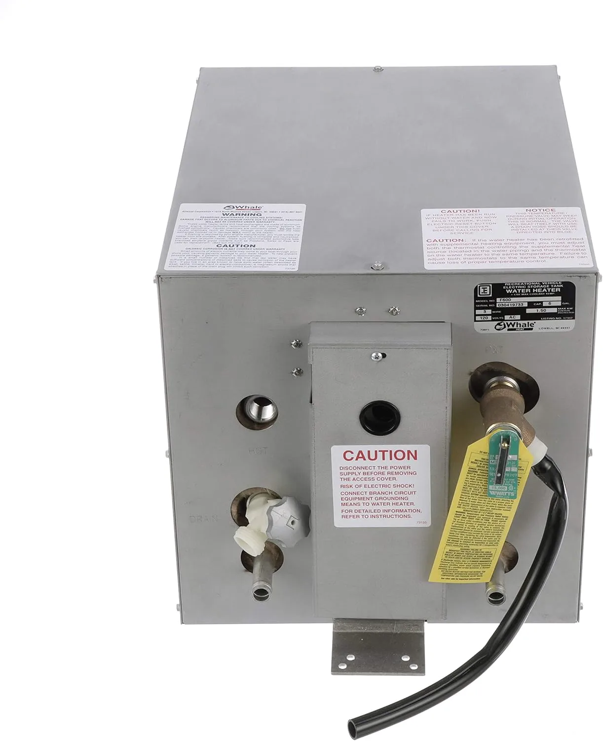 WHALE Seaward Marine & RV Hot Water Heaters