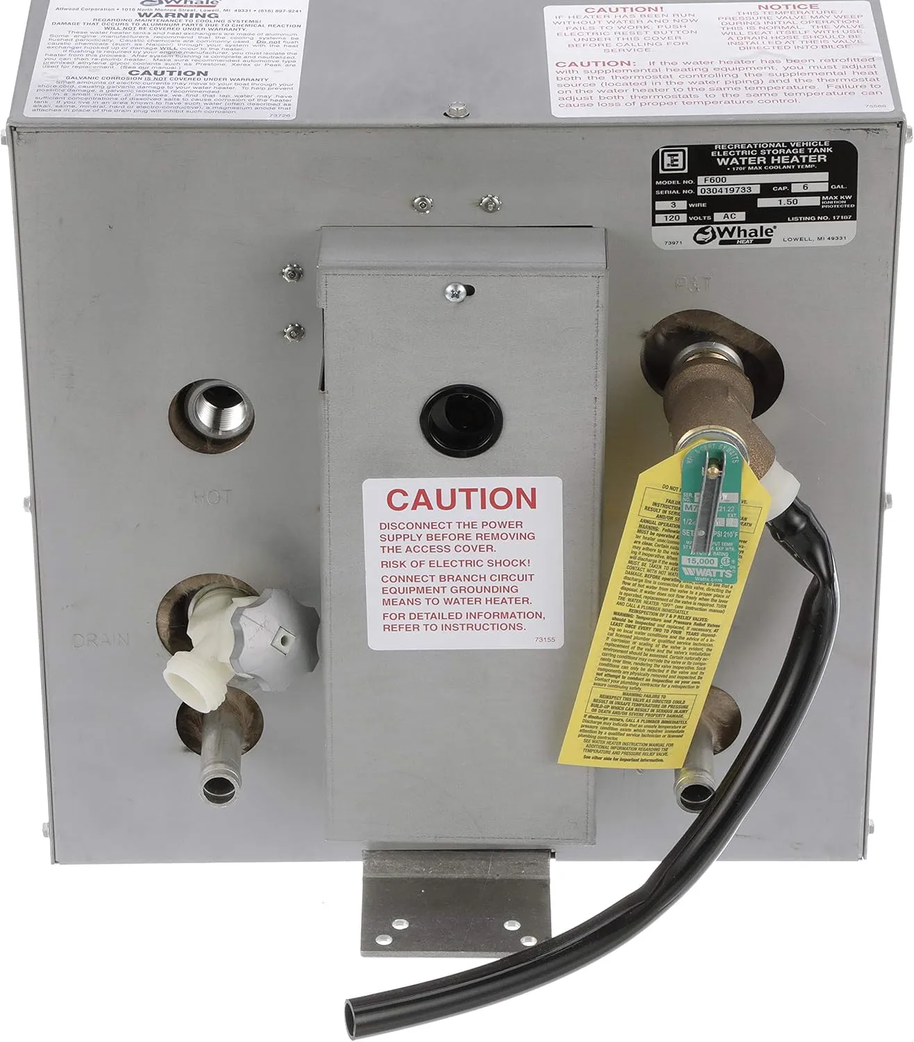 WHALE Seaward Marine & RV Hot Water Heaters