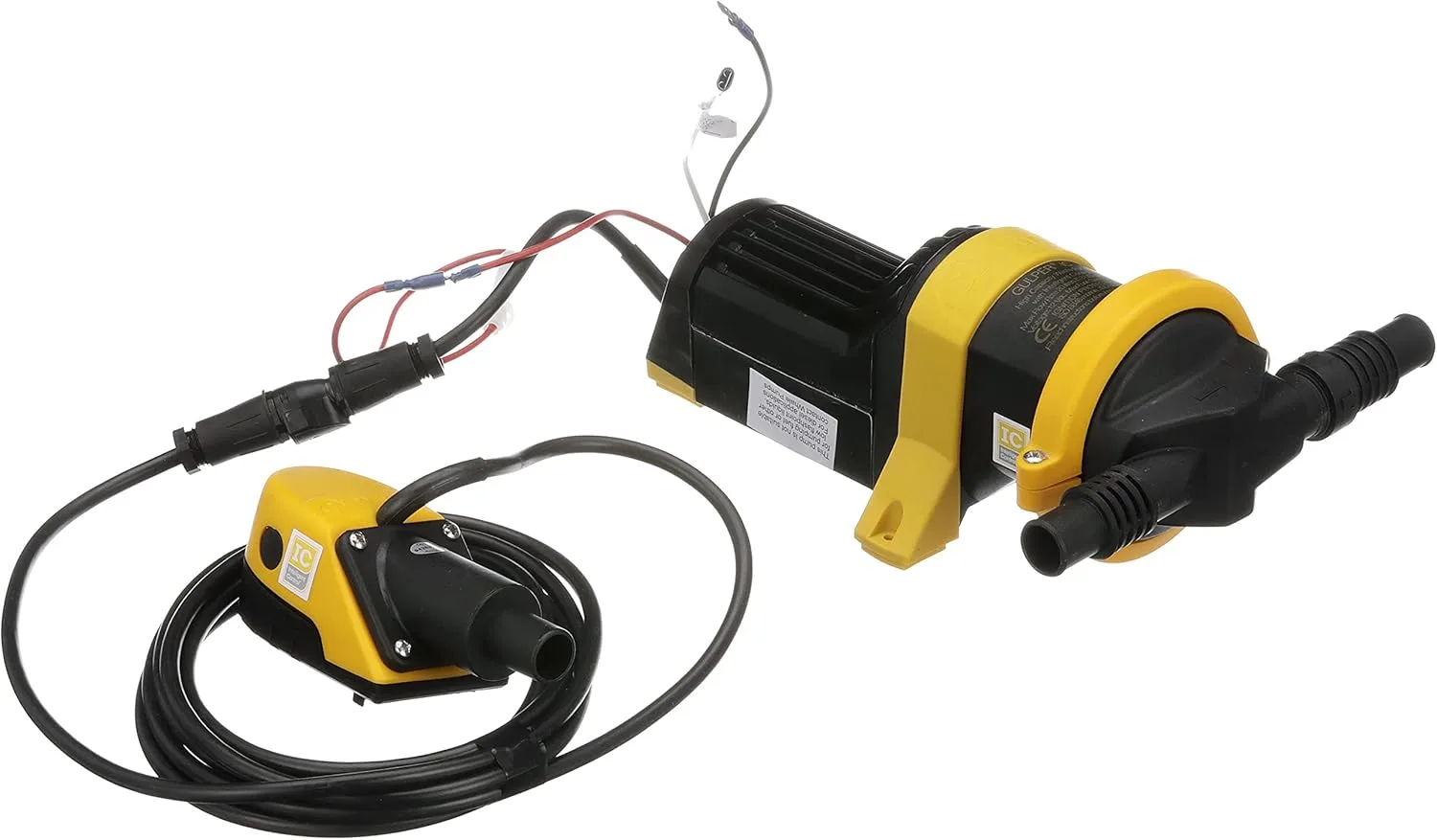 Whale SI8284 IC Bilge Kit, 12V DC, Pre-Wired Pre-Assembled Strainer and Gulper® Bilge Pump, Intelligent Control (IC)