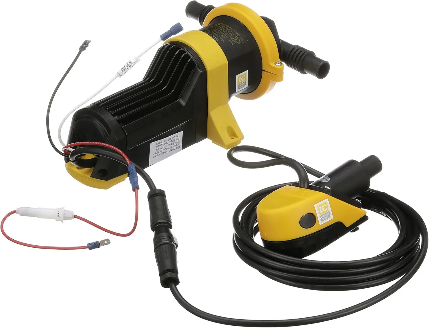 Whale SI8284 IC Bilge Kit, 12V DC, Pre-Wired Pre-Assembled Strainer and Gulper® Bilge Pump, Intelligent Control (IC)