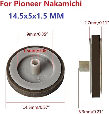 14.5x5x1.5mm Cassette Idler Wheel