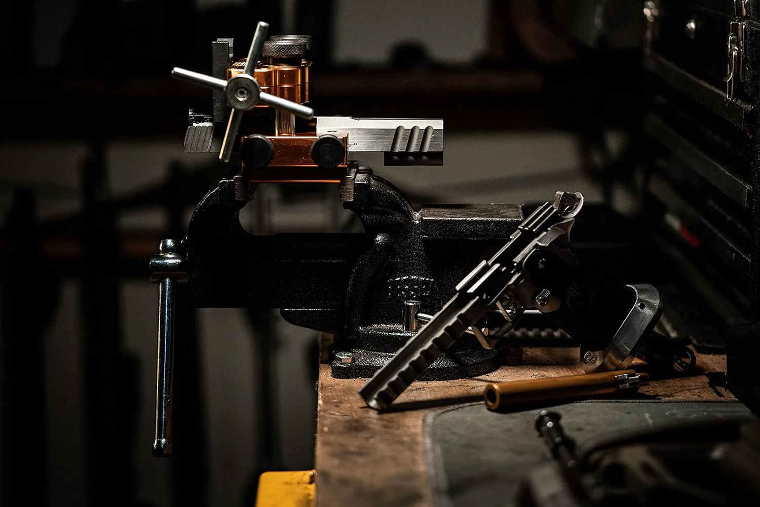 Wheeler Engineering Armorer's Handgun Sight Tool with Heavy-Duty Construction and Reversible Assembly for Handguns