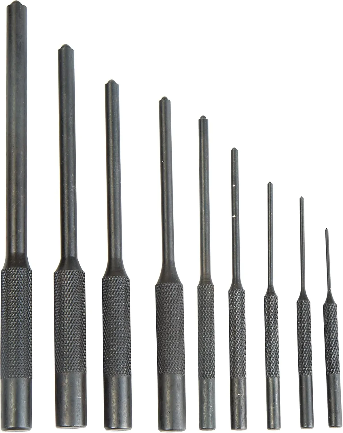 Wheeler Master Roll Pin Punch Set with Dual Sided Hammer, Roll Pin Punches and Starters, Storage Case for Gunsmithing, silver