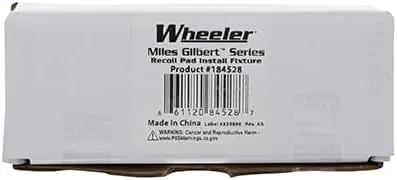 Wheeler Engineering Recoil Pad Installation Fixture for Rifle and Shotgun Maintenance