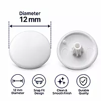 PVC Screw Caps | White | Pack of 25