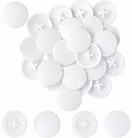 PVC Screw Caps | White | Pack of 25