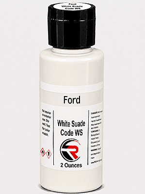 Ford White Suade Solid Code WS (FW1-WS-02)