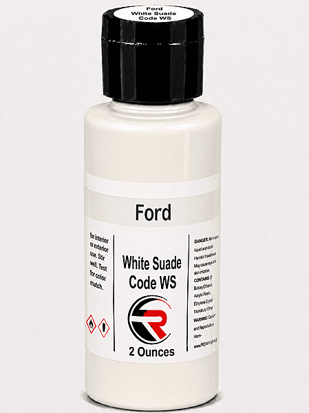 Ford White Suade Solid Code WS (FW1-WS-02)